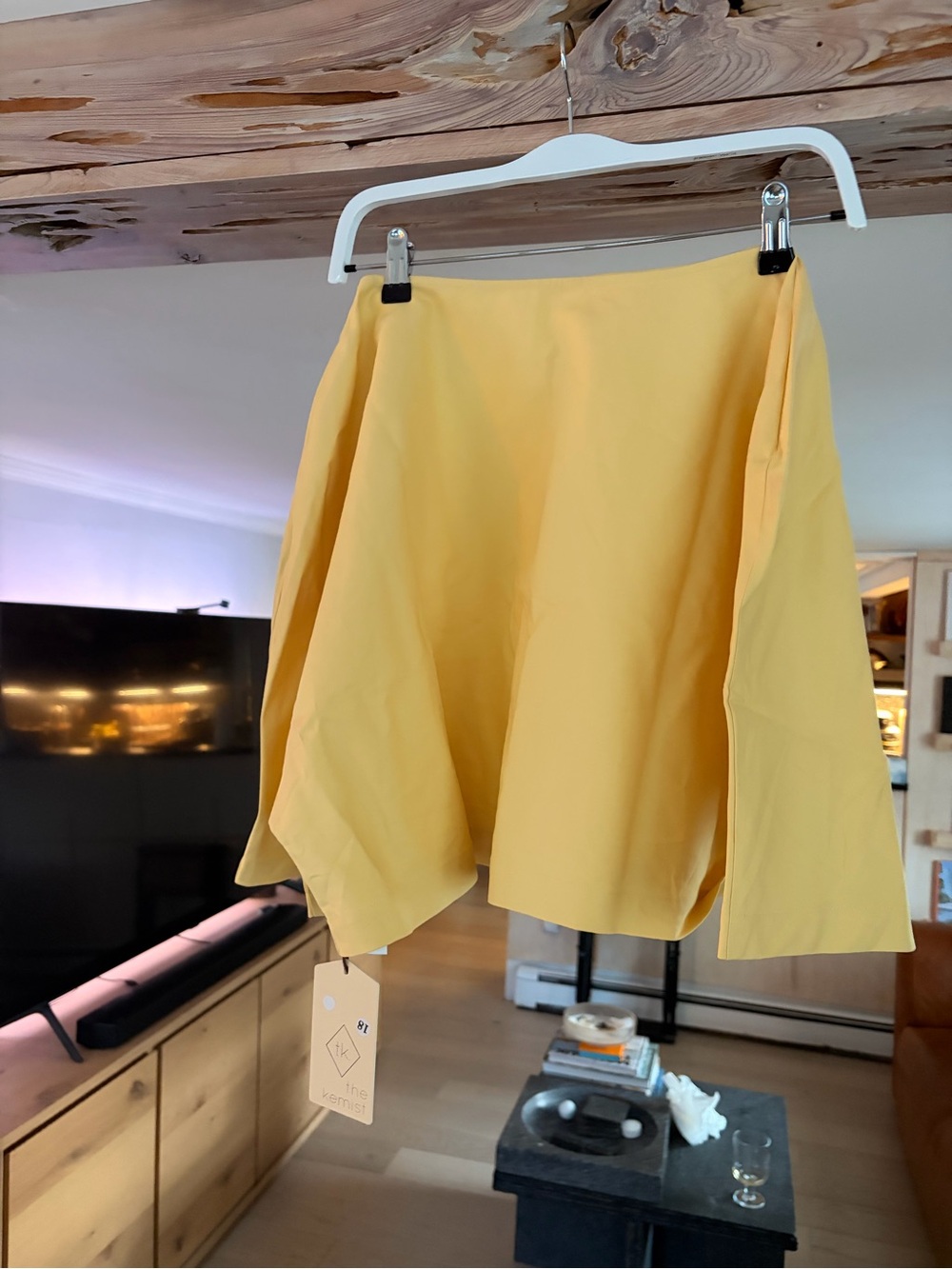 The Kemist Yellow  Cropped Top size 14 US